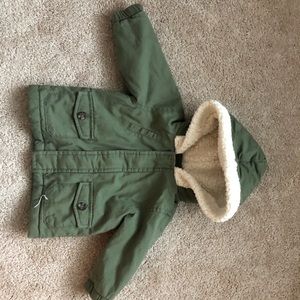 Olive green kids jacket